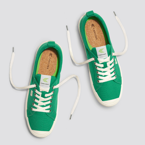 oca low green canvas sneaker.slideshow5