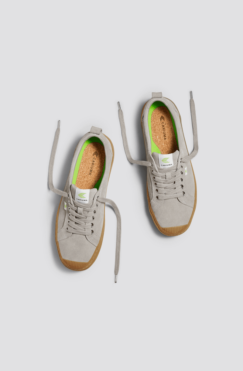 oca low grey gum suede sneaker.feature 3