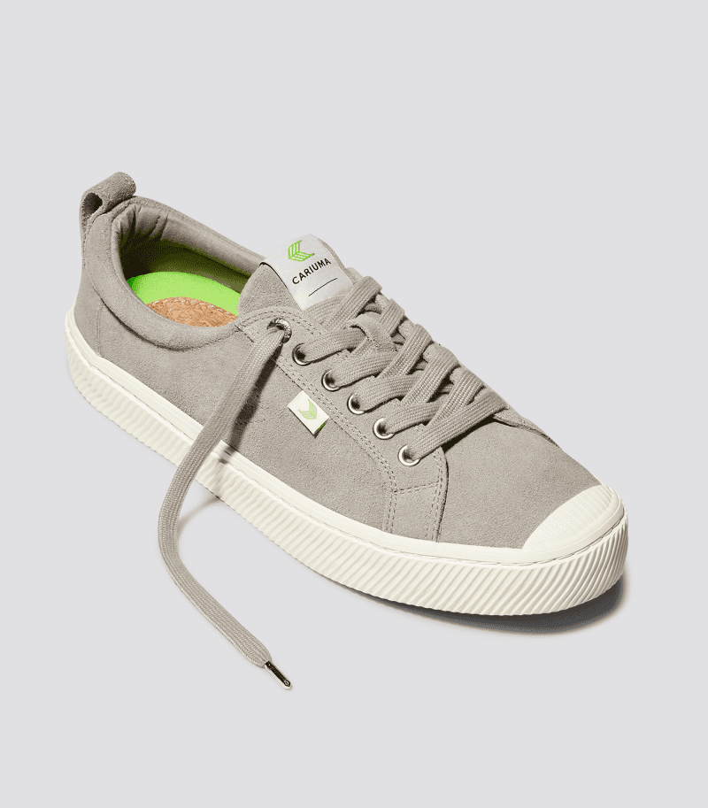 oca low grey suede sneaker.fb feed