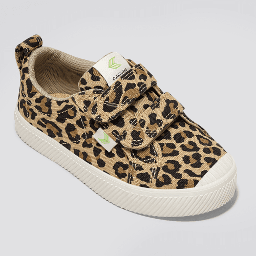 oca low kids leopard print canvas sneaker.slideshow2