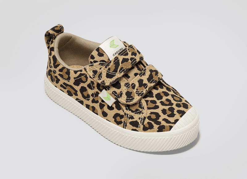 oca low kids leopard print canvas sneaker.slideshow2