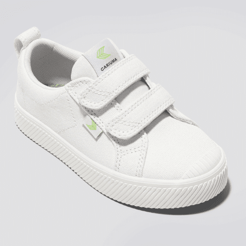 oca low kids off white canvas sneaker.slideshow2