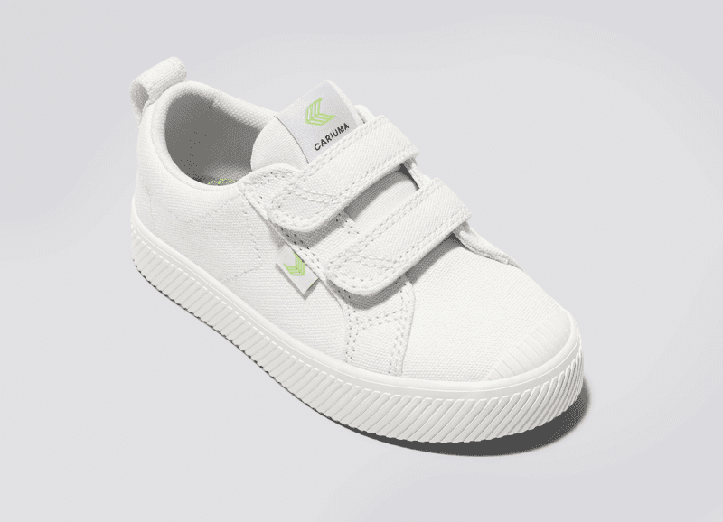 oca low kids off white canvas sneaker.slideshow2