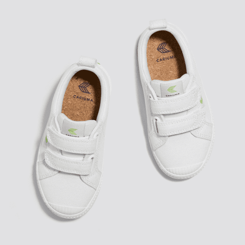 oca low kids off white canvas sneaker.slideshow5