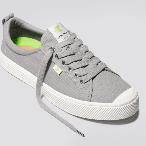 oca low light grey canvas sneaker.slideshow3