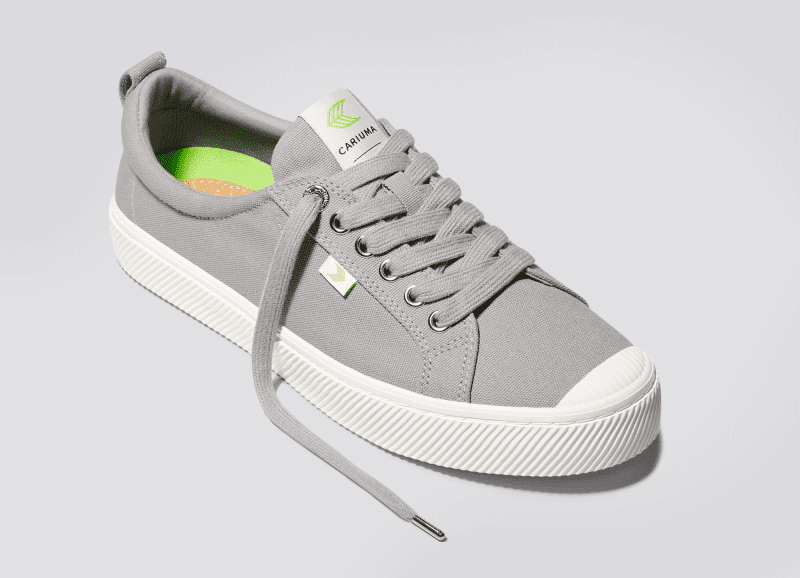 oca low light grey canvas sneaker.slideshow3