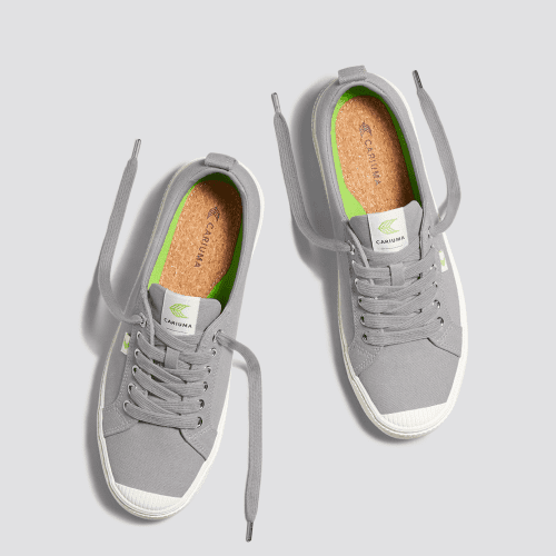 oca low light grey canvas sneaker.slideshow5