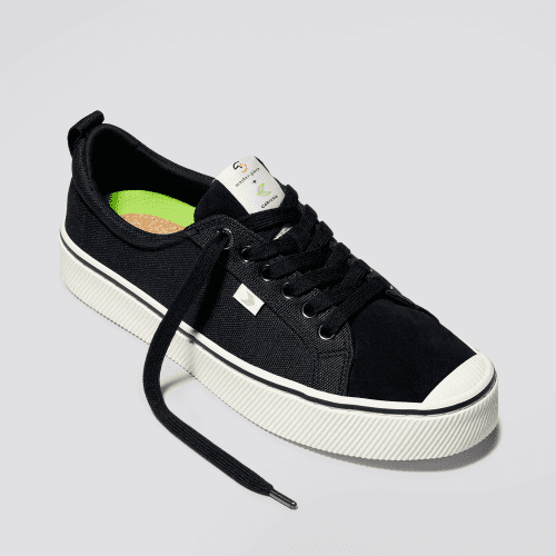 oca low master piece black canvas sneaker.fb feed