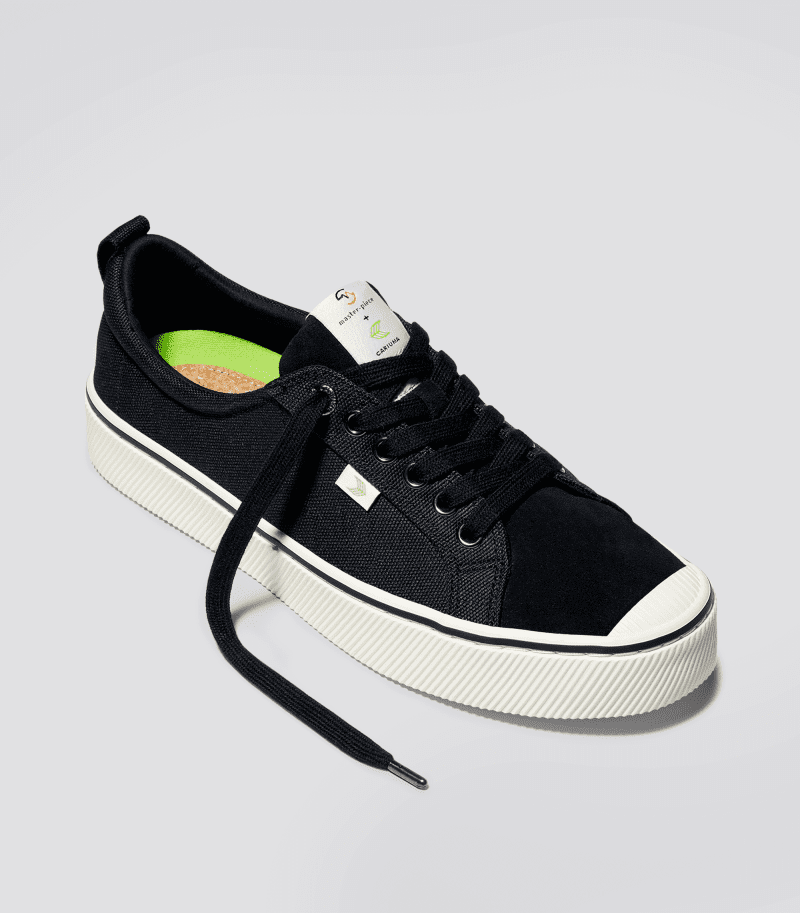 oca low master piece black canvas sneaker.fb feed