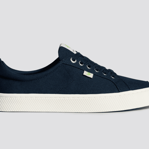 oca low navy blue canvas sneaker.slideshow1