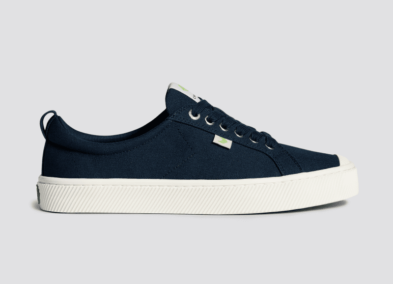 oca low navy blue canvas sneaker.slideshow1