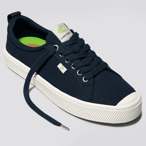 oca low navy blue canvas sneaker.slideshow2