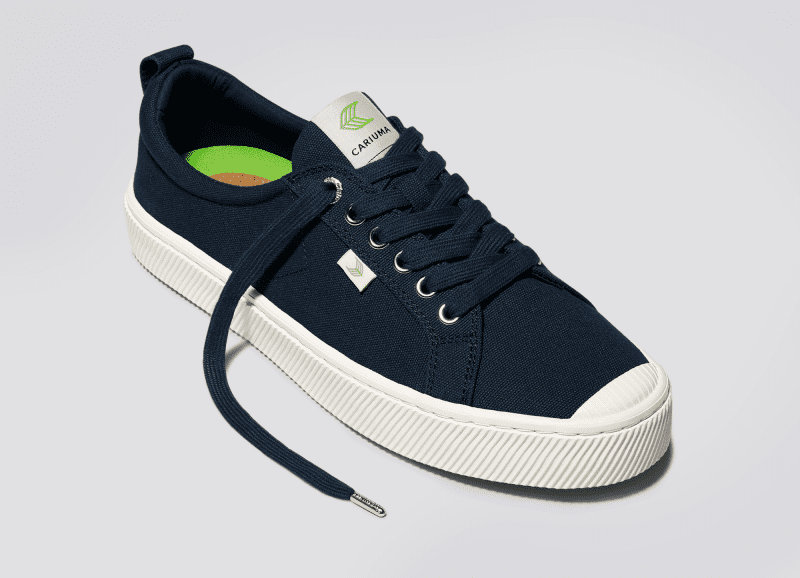 oca low navy blue canvas sneaker.slideshow2