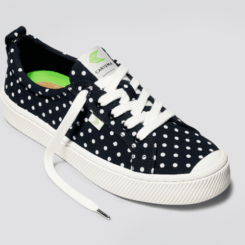 oca low off black polka dots canvas sneaker.slideshow3