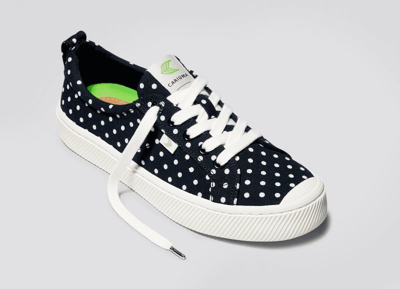 oca low off black polka dots canvas sneaker.slideshow3