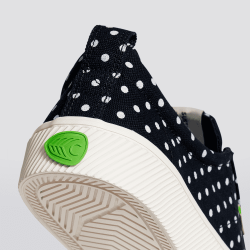 oca low off black polka dots canvas sneaker.slideshow4