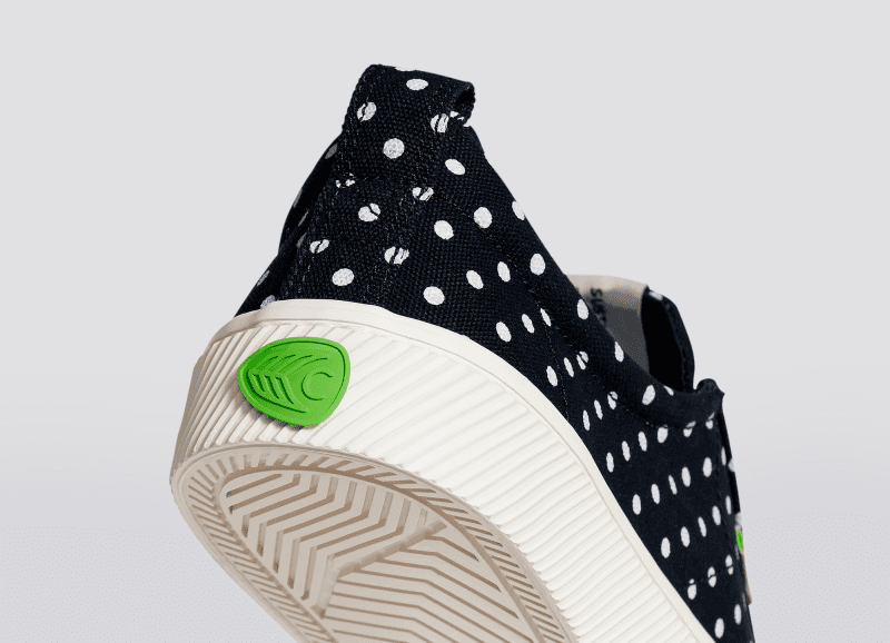 oca low off black polka dots canvas sneaker.slideshow4