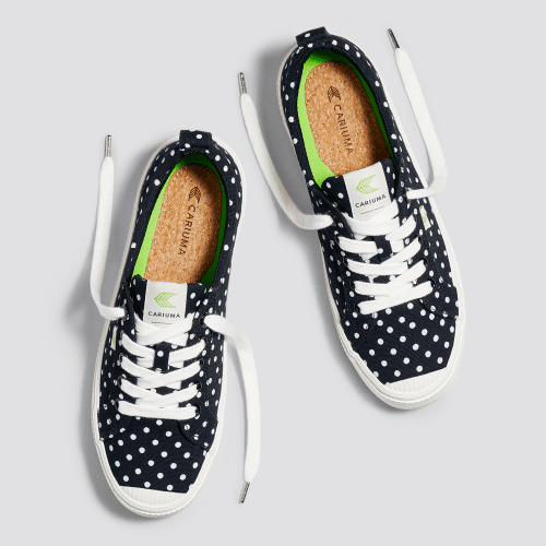 oca low off black polka dots canvas sneaker.slideshow5