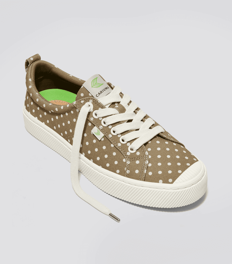 oca low off burnt sand polka dots canvas sneaker.fb feed ef95296c 0c5b 4c4f a499 4cf5a239dc18