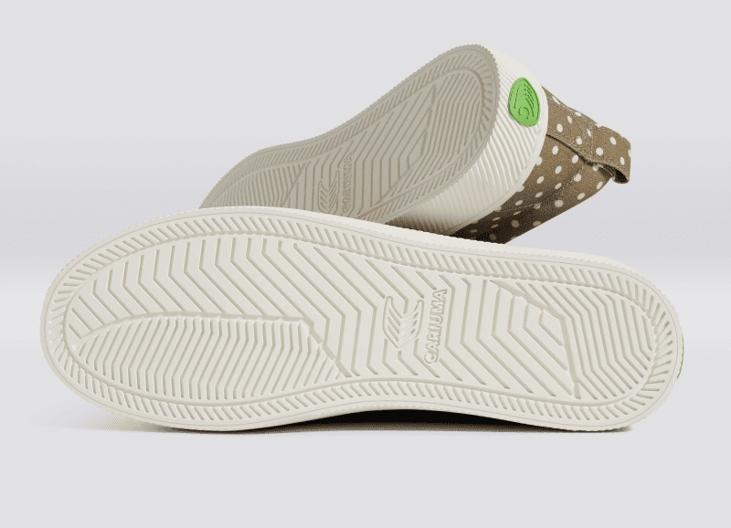 oca low off burnt sand polka dots canvas sneaker.slideshow3