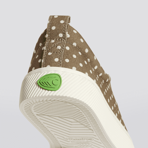 oca low off burnt sand polka dots canvas sneaker.slideshow4