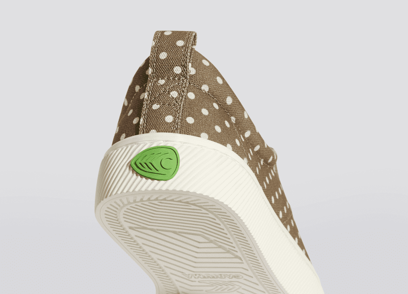 oca low off burnt sand polka dots canvas sneaker.slideshow4