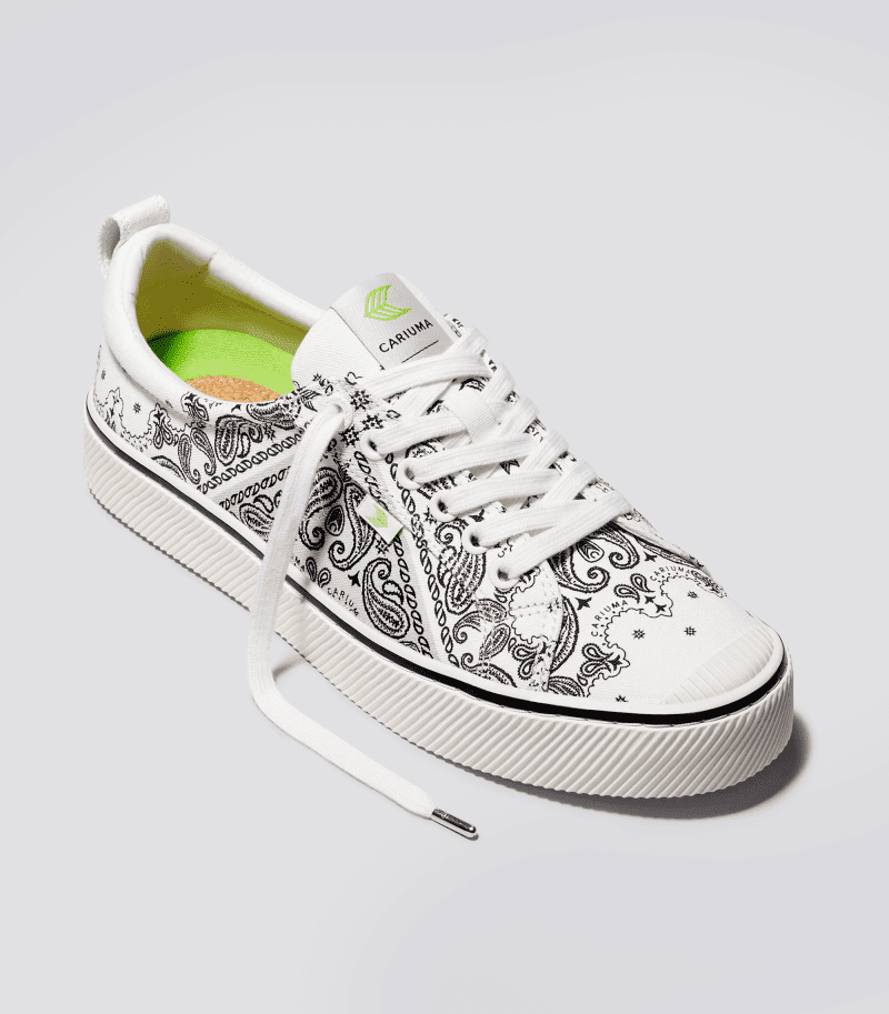 oca low off white bandana canvas sneaker.fb feed