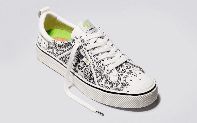 oca low off white bandana canvas sneaker.feature 1