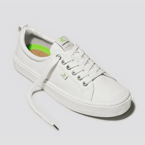 oca low off white canvas sneaker.fb feed