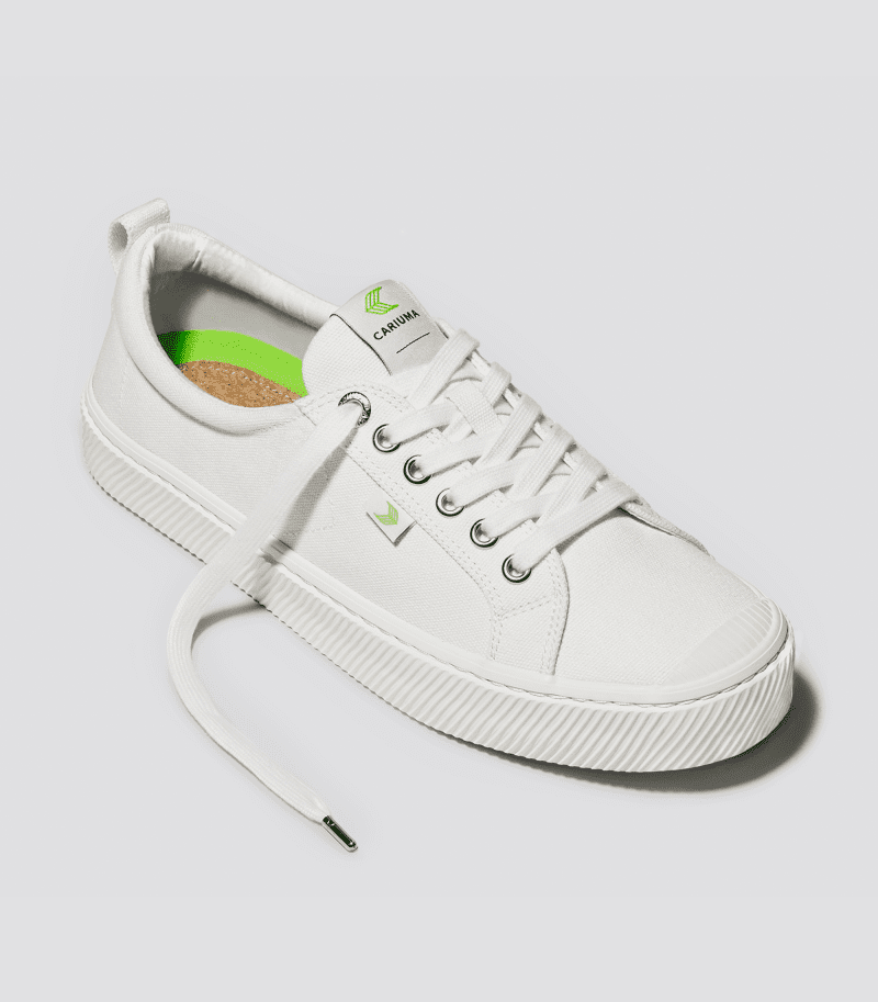 oca low off white canvas sneaker.fb feed