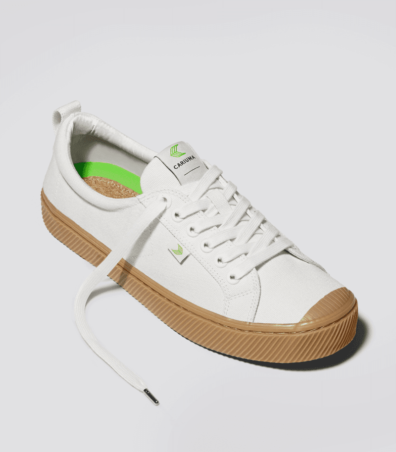 oca low off white gum canvas sneaker.fb feed