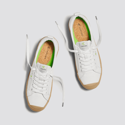 oca low off white gum canvas sneaker.feature 3