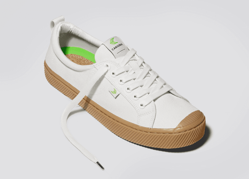 oca low off white gum canvas sneaker.slideshow3