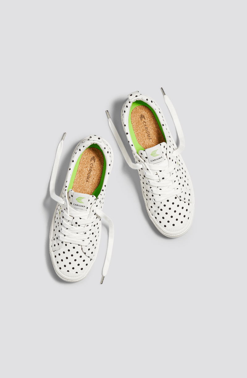 oca low off white polka dots canvas sneaker.feature 3 11dc7eaa c760 4498 8215 d5901fdffcf6