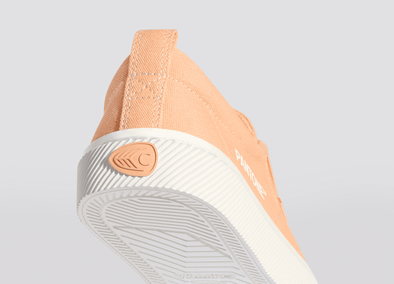 oca low pantone peach fuzz canvas sneaker.slideshow4