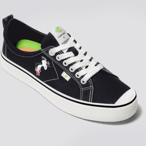 oca low peanuts skate black canvas sneaker.slideshow2 b11bcfa2 eecb 4c3f 95a5 8fd5e5ab437c