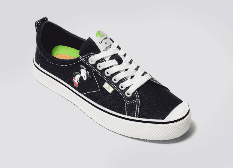 oca low peanuts skate black canvas sneaker.slideshow2 b11bcfa2 eecb 4c3f 95a5 8fd5e5ab437c