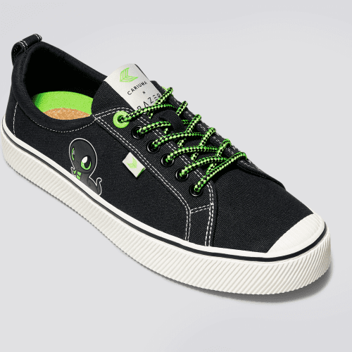 oca low razer black canvas sneaker.slideshow3 64b0999d 36d8 4d17 ba15 193f9c65bb1e