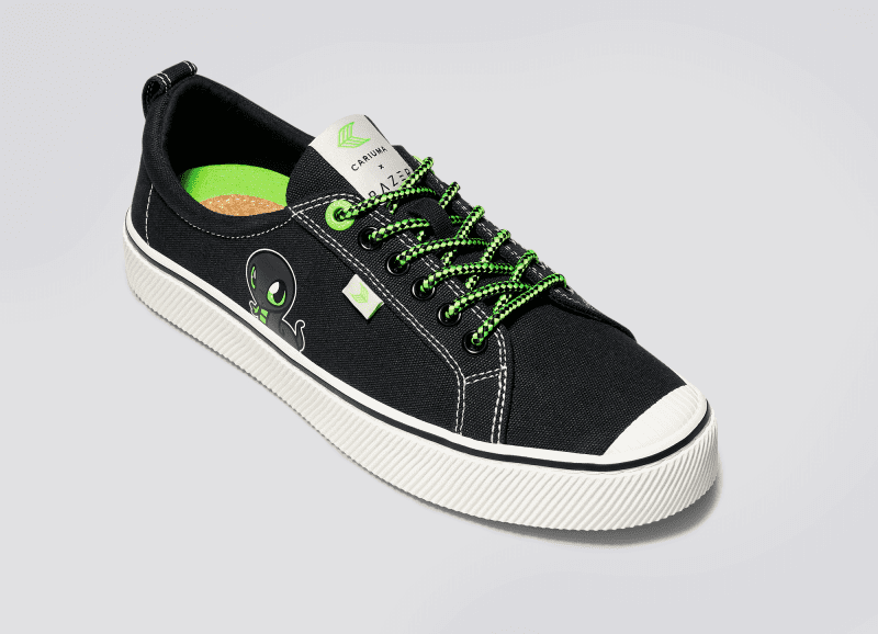 oca low razer black canvas sneaker.slideshow3 64b0999d 36d8 4d17 ba15 193f9c65bb1e