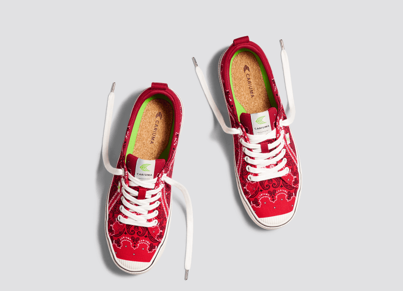 oca low red bandana canvas sneaker.slideshow5