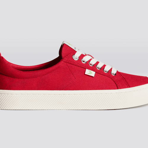 oca low red canvas sneaker side view.slideshow1 c65170f7 0620 4238 a516 05c67bc9bc86