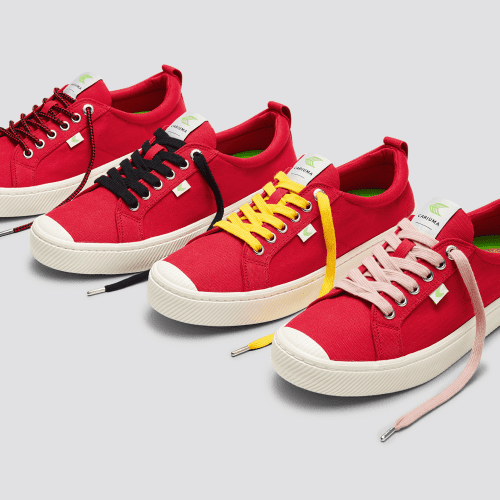 oca low red canvas sneaker.slideshow7