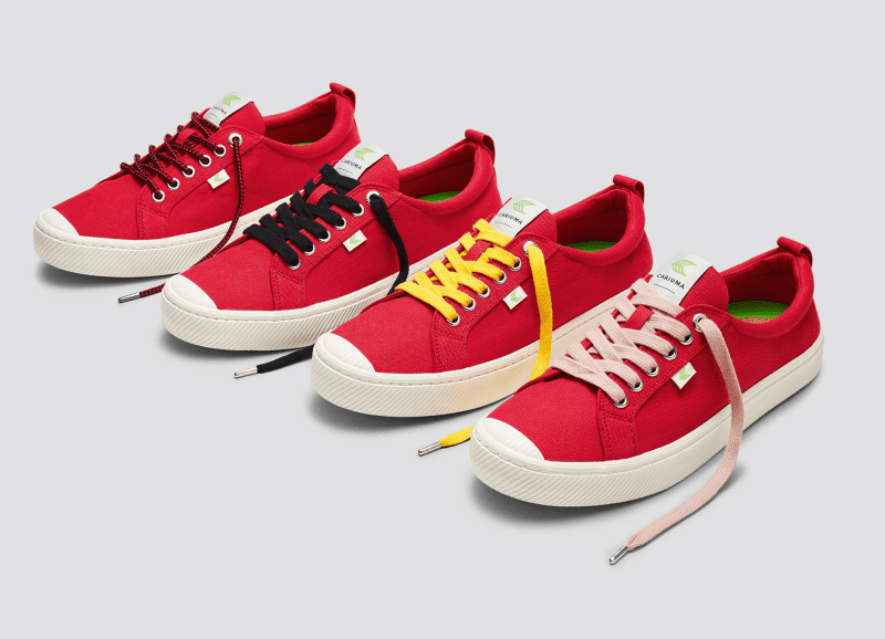 oca low red canvas sneaker.slideshow7