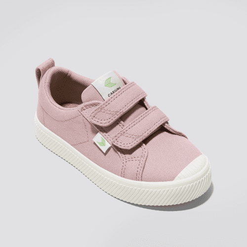 oca low rose canvas sneaker kids.hover