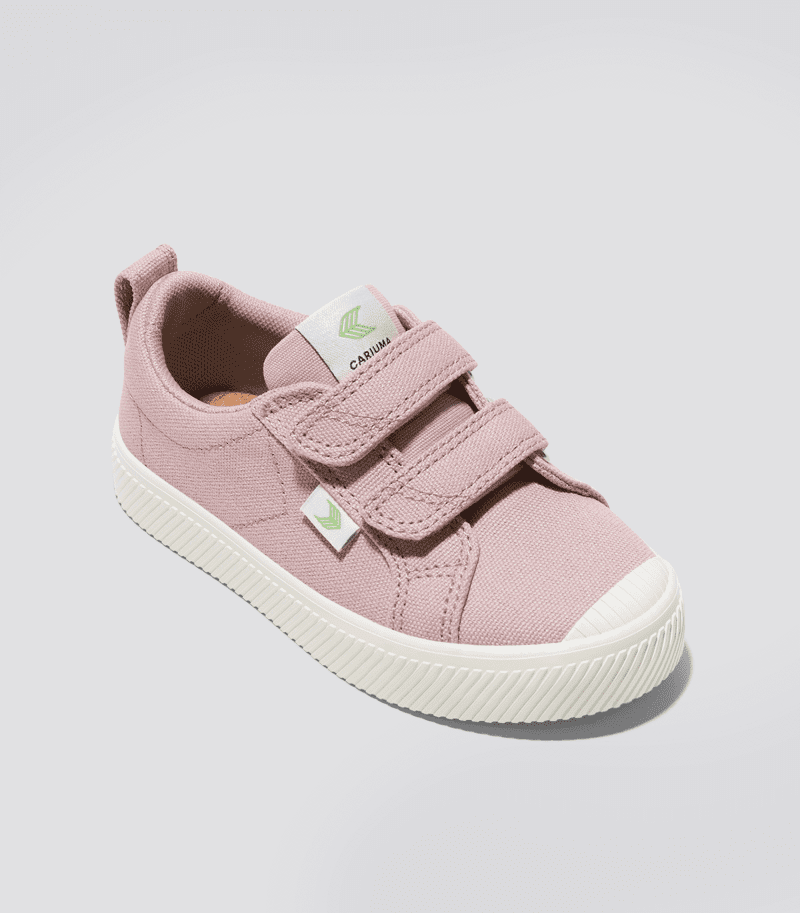 oca low rose canvas sneaker kids.hover