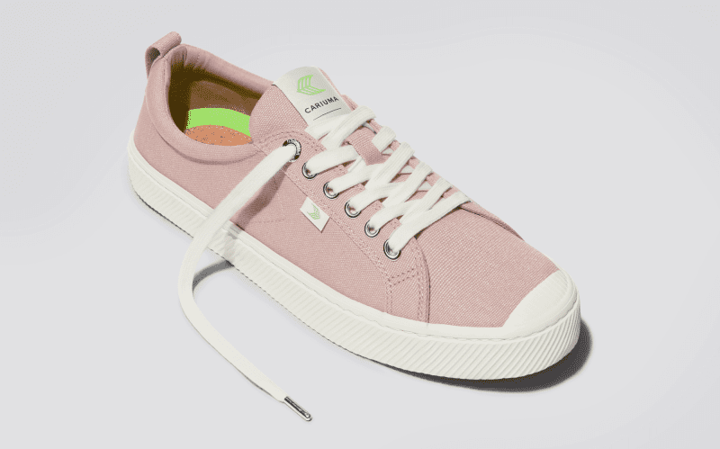 oca low rose red canvas sneaker.feature 1 469ca879 b2de 463f b99a 6a90f1d499aa