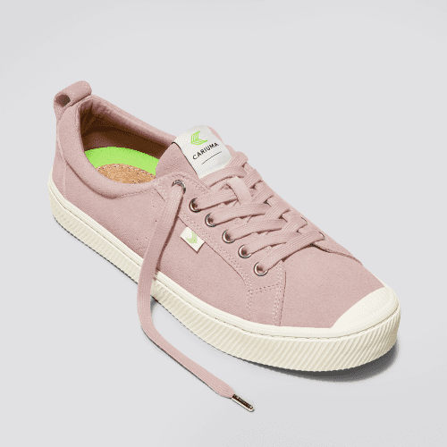 oca low rose red suede sneaker.hover