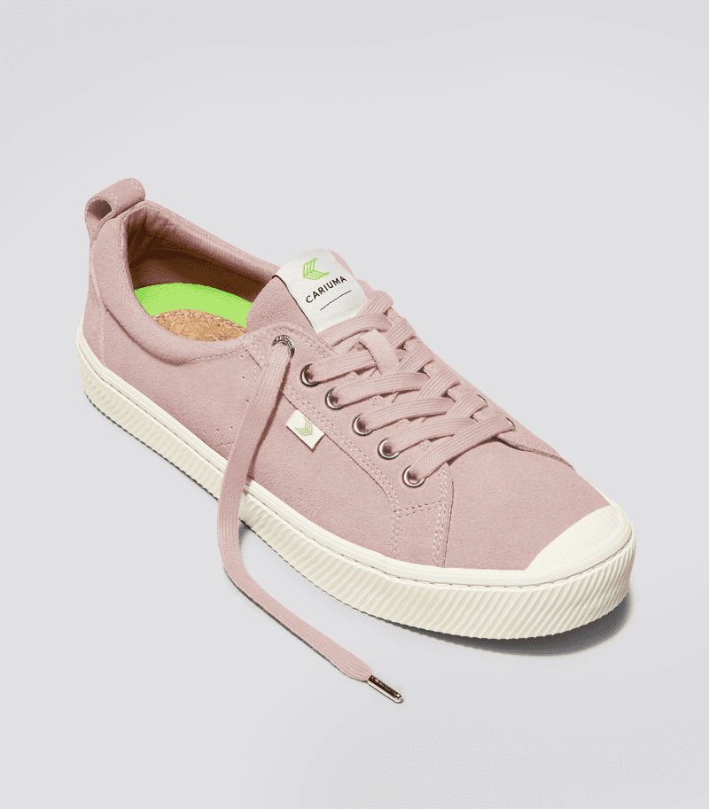 oca low rose red suede sneaker.hover