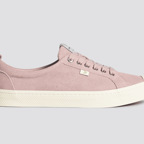 oca low rose red suede sneaker.slideshow1