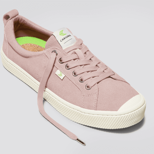 oca low rose red suede sneaker.slideshow3 7a4f5600 100f 4d38 8ed0 0db1abed9501